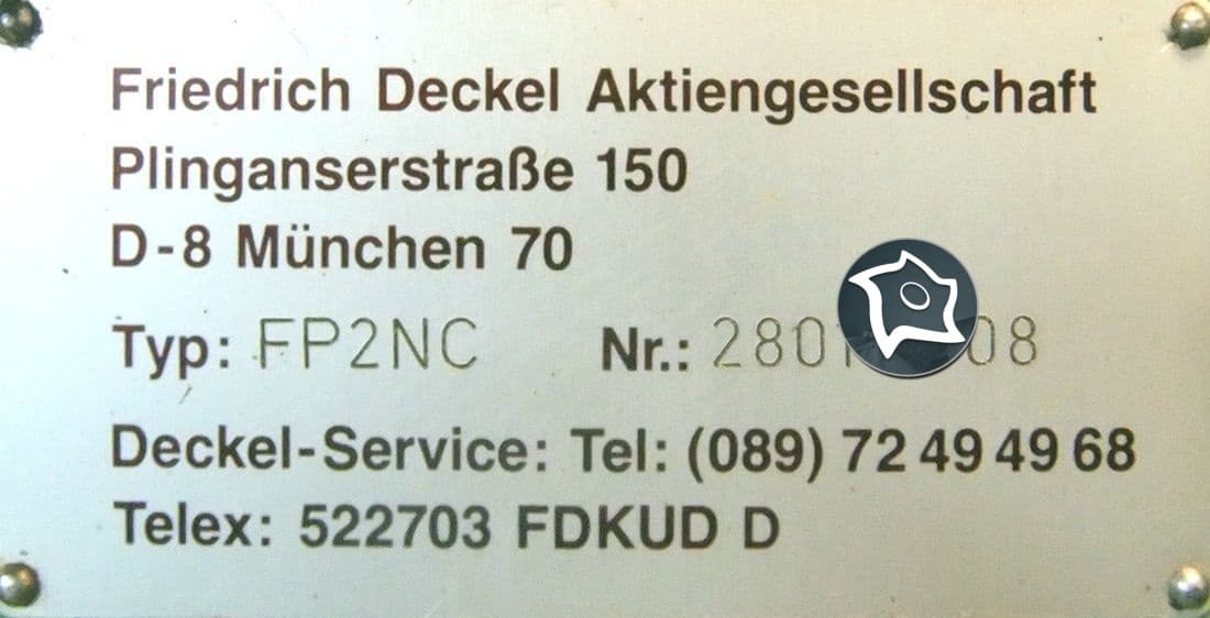 Универсальный фрезерный станок с ЧПУ Deckel FP 2 NC-ID13390