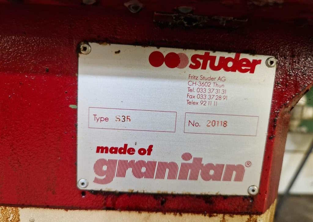 Универсальный шлифовальный станок STUDER S 35-ID17637
