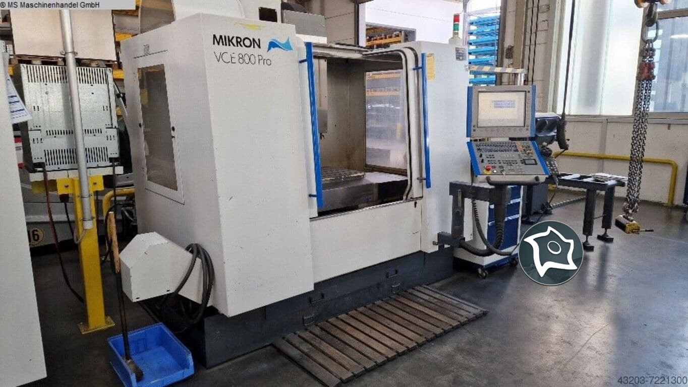 Вертикально-фрезерний верстат з ЧПУ MIKRON VCE 800 pro-ID16654