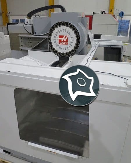 Вертикально-фрезерный обрабатывающий центр с ЧПУ HAAS VF-8D/40 HE-ID11897