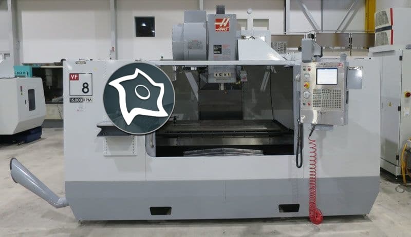 Вертикально-фрезерный обрабатывающий центр с ЧПУ HAAS VF-8D/40 HE-ID11897