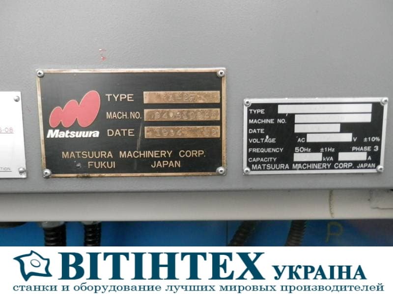 Вертикально-фрезерный обрабатывающий центр с ЧПУ Matsuura RA-11 F-ID13226