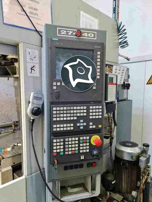 Вертикально-фрезерный станок с ЧПУ CHIRON FZ 12 WM-ID15133