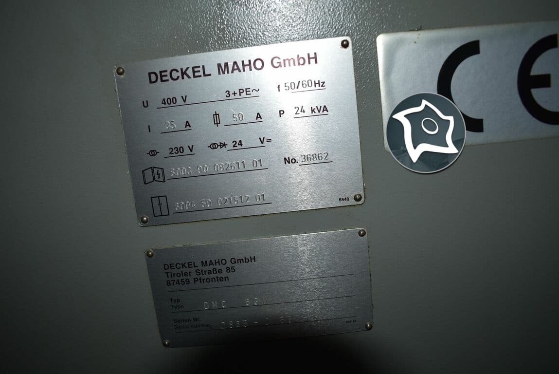 Вертикально-фрезерный станок с ЧПУ Deckel Maho DMC 63 V-ID15508
