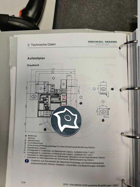 Вертикально-фрезерный станок с ЧПУ DECKEL MAHO DMC 64 V linear-ID16520