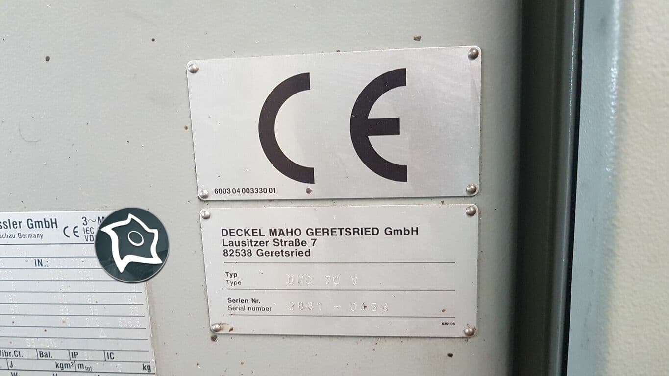 Вертикально-фрезерный станок с ЧПУ Deckel Maho DMC 70 V-ID15736