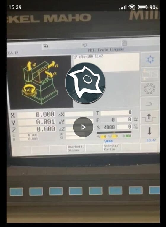 Вертикально-фрезерный станок с ЧПУ Deckel Maho DMU 50 V-ID16074