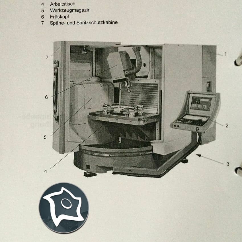 Вертикально-фрезерный станок с ЧПУ Deckel Maho DMU 60 T-ID16069
