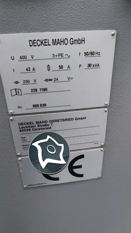 Вертикально-фрезерный станок с ЧПУ DMG DECKEL MAHO DMC 63 V-ID16480