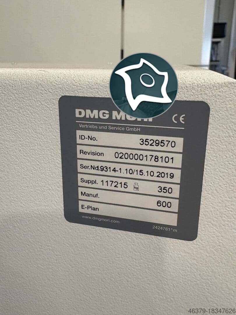 Вертикально-фрезерный станок с ЧПУ DMG MORI CMX 600 V-ID16984