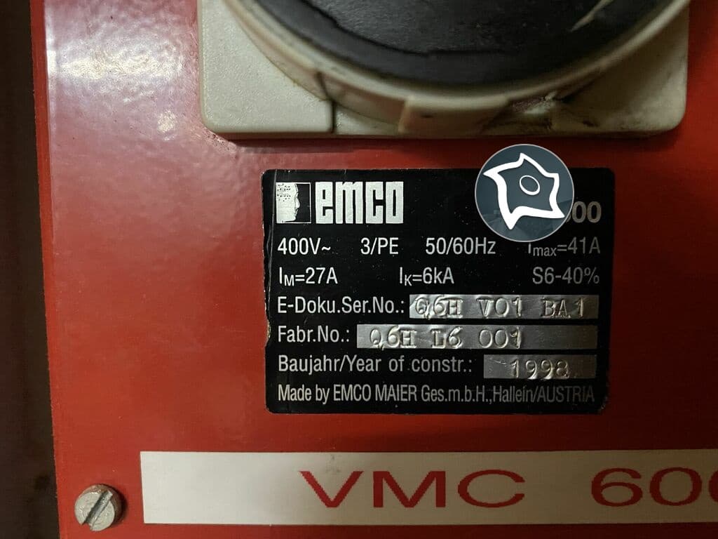Вертикально-фрезерный станок с ЧПУ Emco VMC 600-ID15917