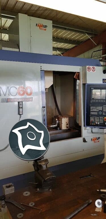 Вертикально-фрезерный станок с ЧПУ FAMUP MC 60 E-ID15400