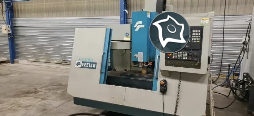 Вертикально-фрезерный станок с ЧПУ FEELER FV 600-ID15606
