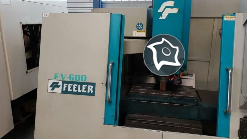 Вертикально-фрезерный станок с ЧПУ FEELER FV 600-ID15606