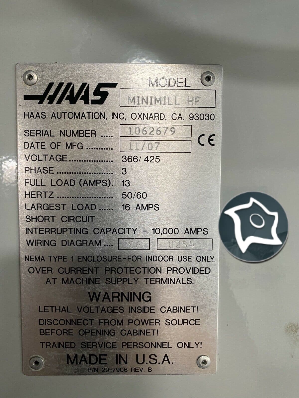 Вертикально-фрезерный станок с ЧПУ HAAS MINIMILL HE-ID15600