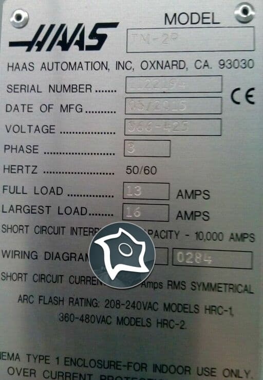 Вертикально-фрезерный станок с ЧПУ HAAS TM-2P-ID15467