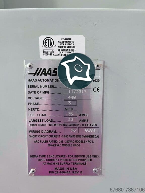 Вертикально-фрезерный станок с ЧПУ HAAS VF-1-ID16719