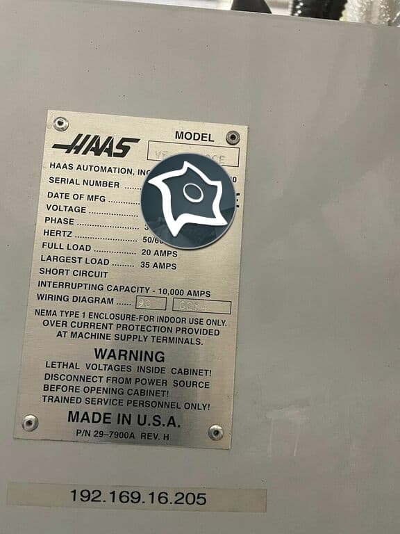Вертикально-фрезерный станок с ЧПУ HAAS VF-6-ID16063