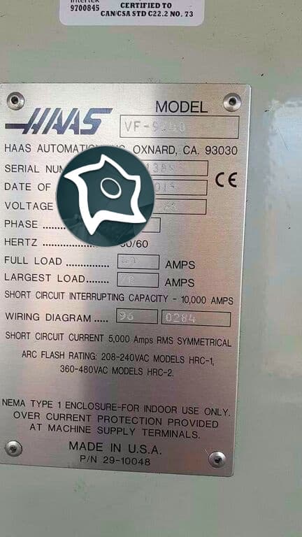 Вертикально-фрезерный станок с ЧПУ HAAS VF-9/40-ID16758