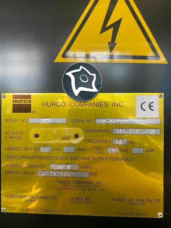 Вертикально-фрезерный станок с ЧПУ HURCO VM 2-ID15648