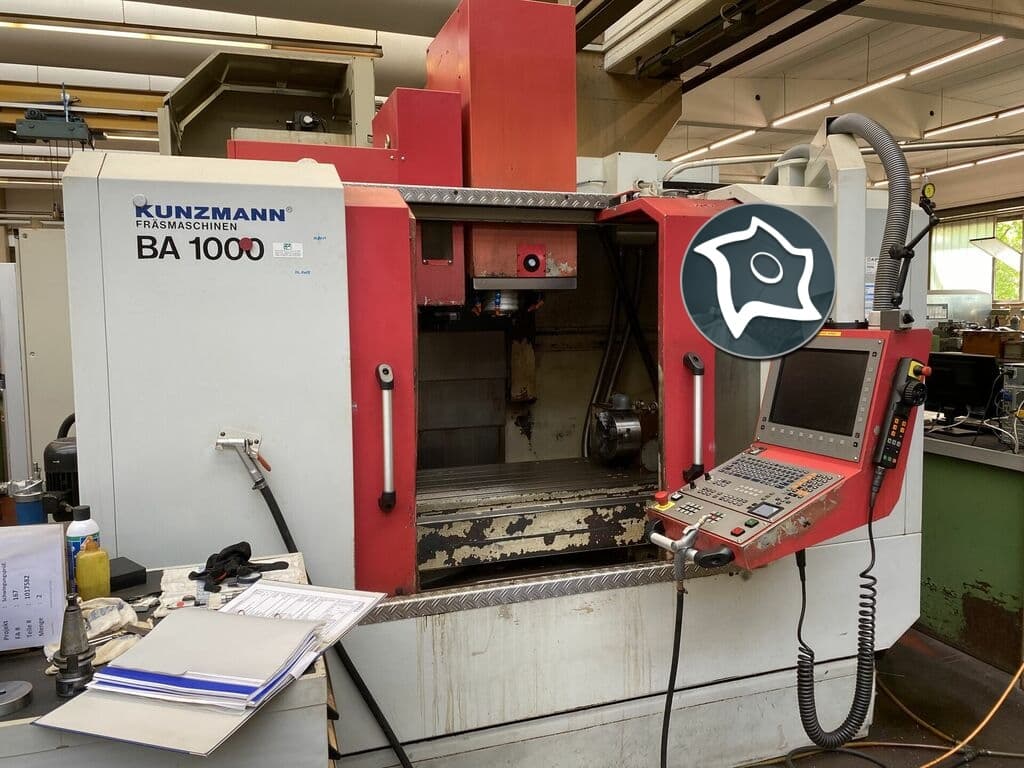 Вертикально-фрезерный станок с ЧПУ Kunzmann BA 1000-ID15225