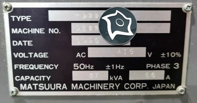 Вертикально-фрезерный станок с ЧПУ MATSUURA MC-800 VF-ID15066