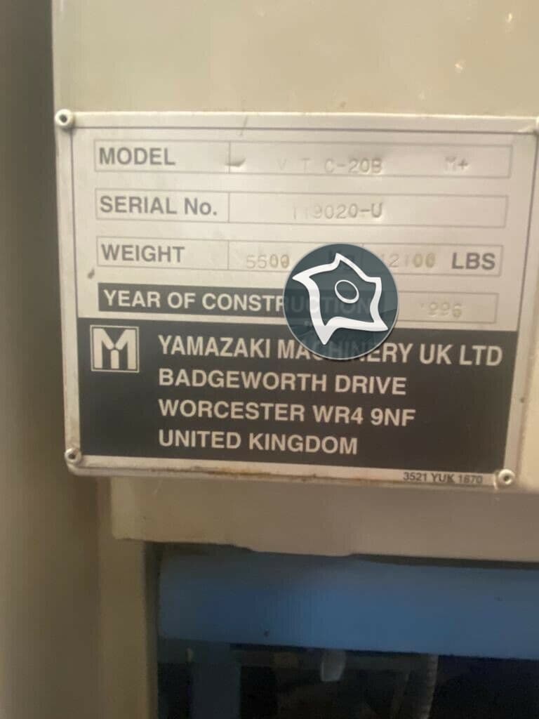 Вертикально-фрезерный станок с ЧПУ Mazak VTC 20 B-ID14974