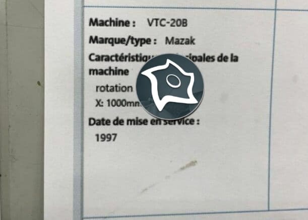 Вертикально-фрезерный станок с ЧПУ Mazak VTC 20 B-ID16500