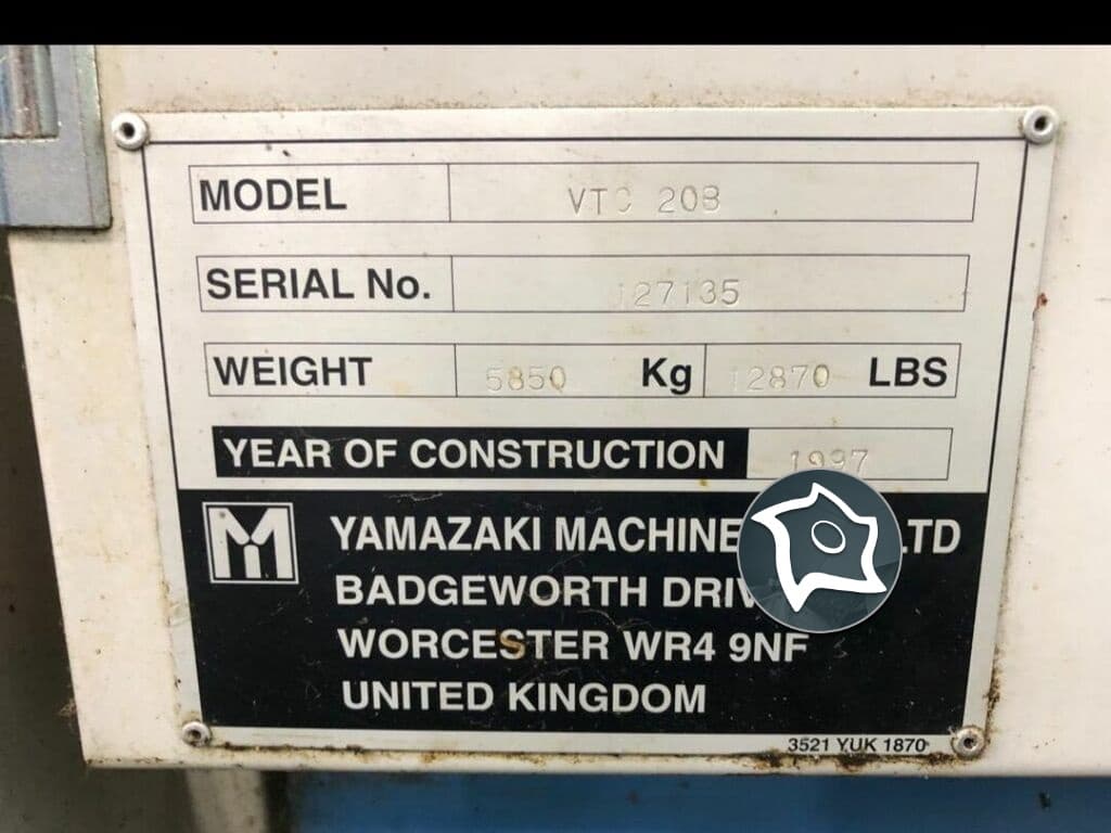 Вертикально-фрезерный станок с ЧПУ Mazak VTC 20 B-ID16500