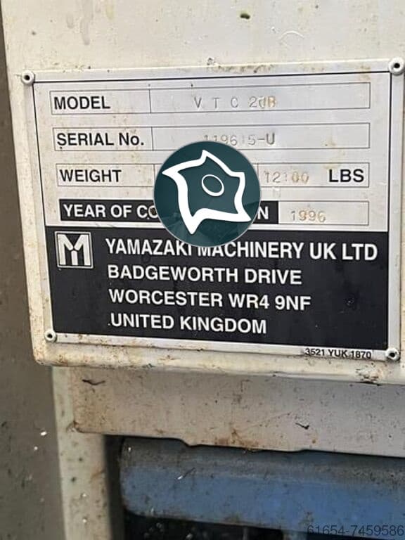 Вертикально-фрезерный станок с ЧПУ MAZAK VTC 20 B-ID16874