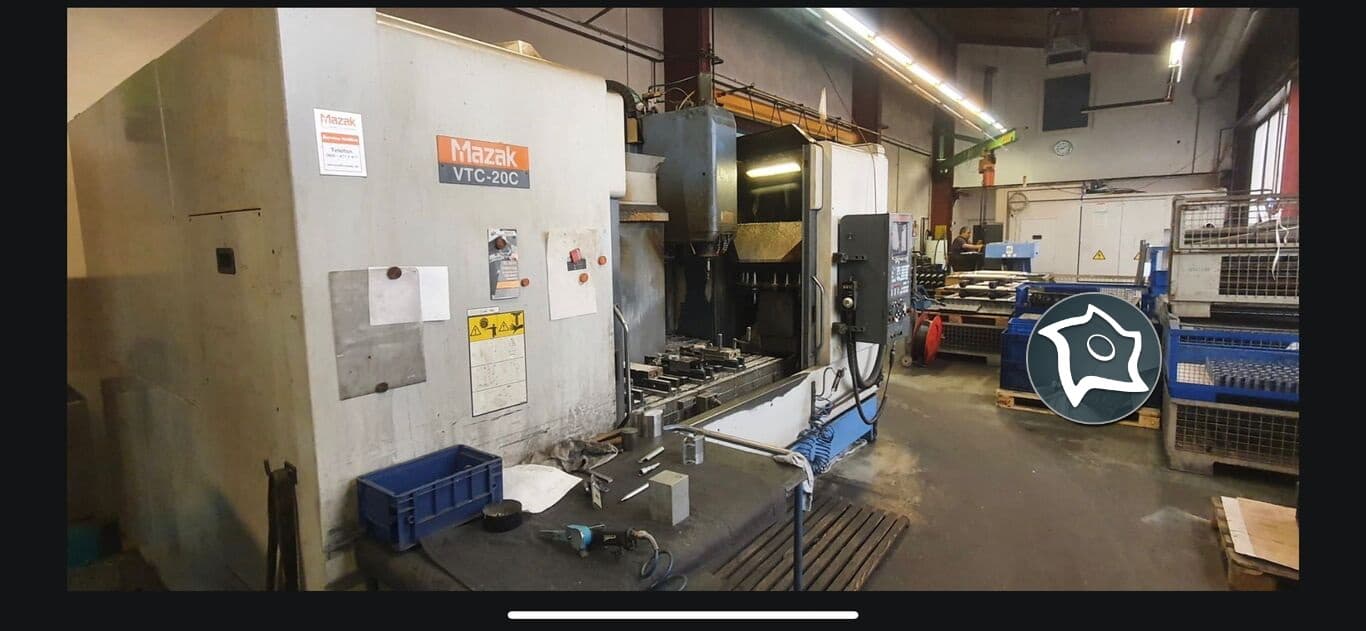 Вертикально-фрезерный станок с ЧПУ MAZAK VTC 20 C-ID12149