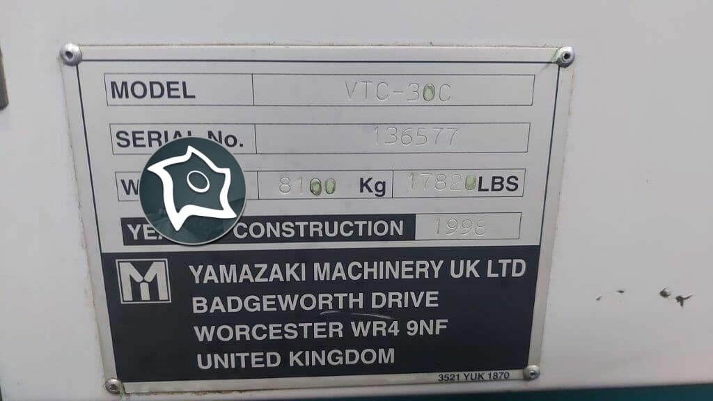 Вертикально-фрезерный станок с ЧПУ MAZAK VTC 30 C-ID15801