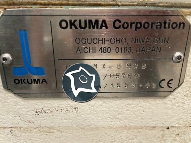 Вертикально-фрезерный станок с ЧПУ Okuma MX 55 VB-ID15016