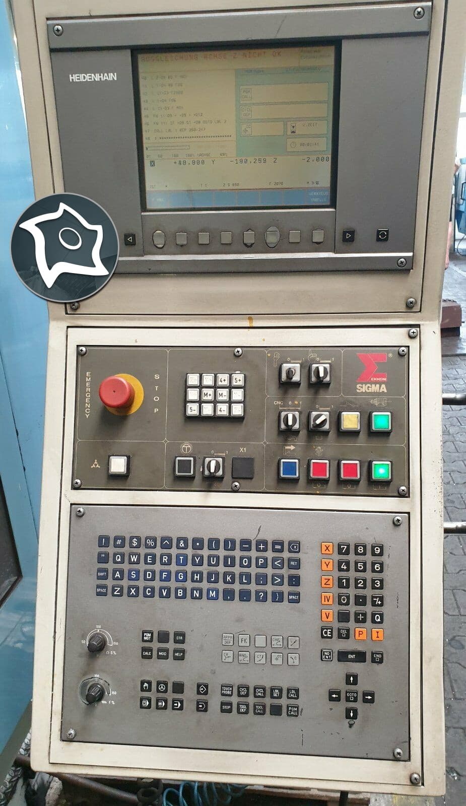 Вертикально-фрезерный станок с ЧПУ Sigma Eccon-ID16579