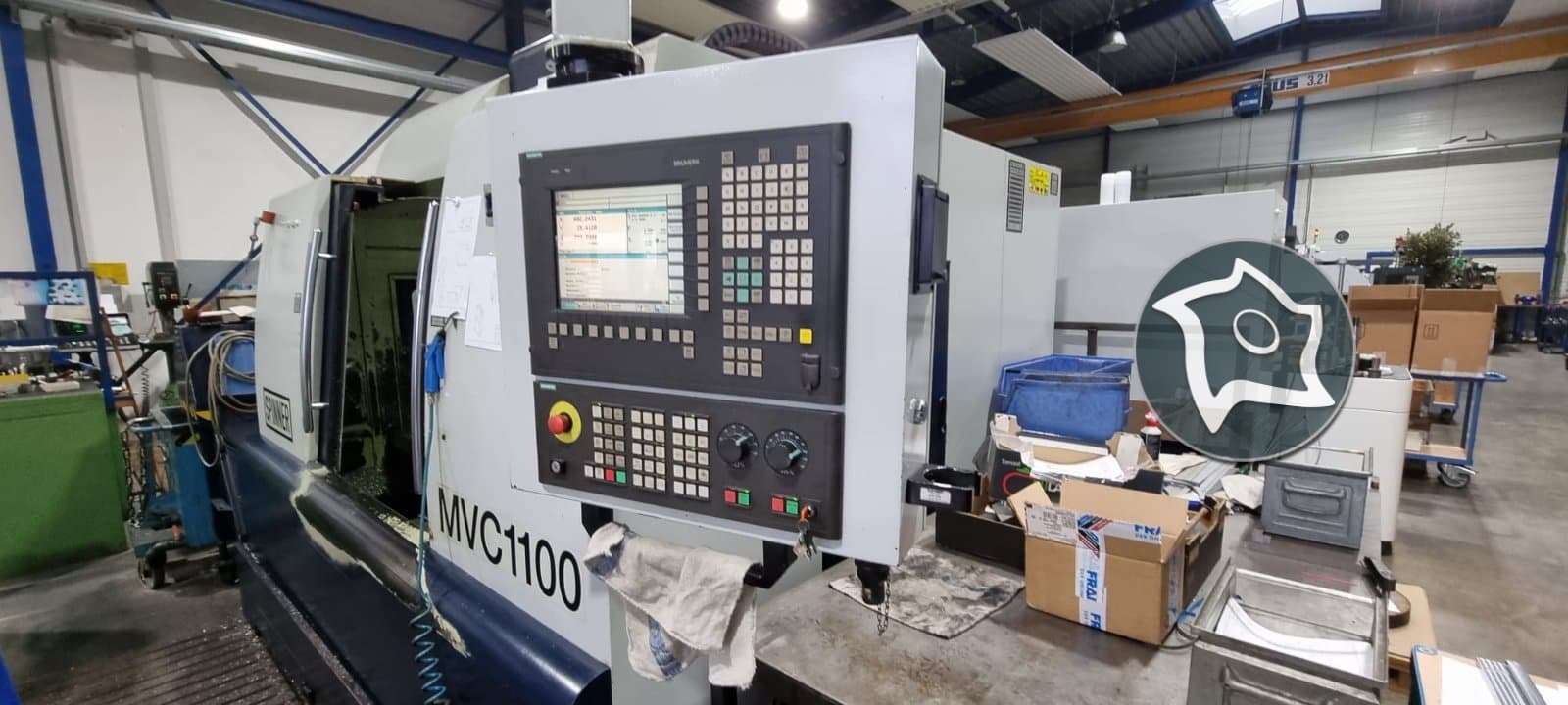 Вертикально-фрезерный станок с ЧПУ Spinner MVC 1100-ID15951