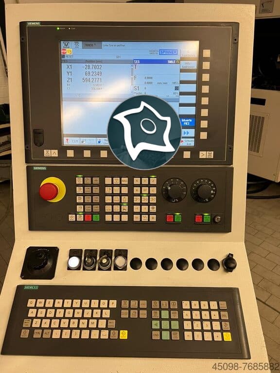 Вертикально-фрезерный станок с ЧПУ Spinner U 620-ID16930