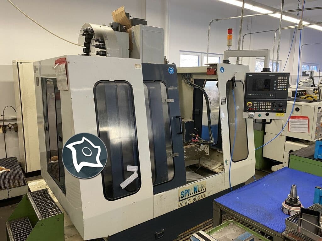 Вертикально-фрезерный станок с ЧПУ Spinner VC 800-ID15222
