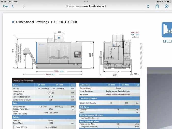 Вертикальний центр обробки BRIDGEPORT GX 1600-ID17074