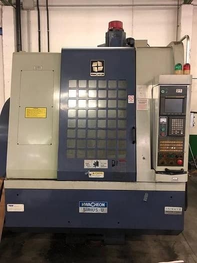 Вертикальный обрабатывающий центр Hwacheon SIRIUS U б/у-ID17159