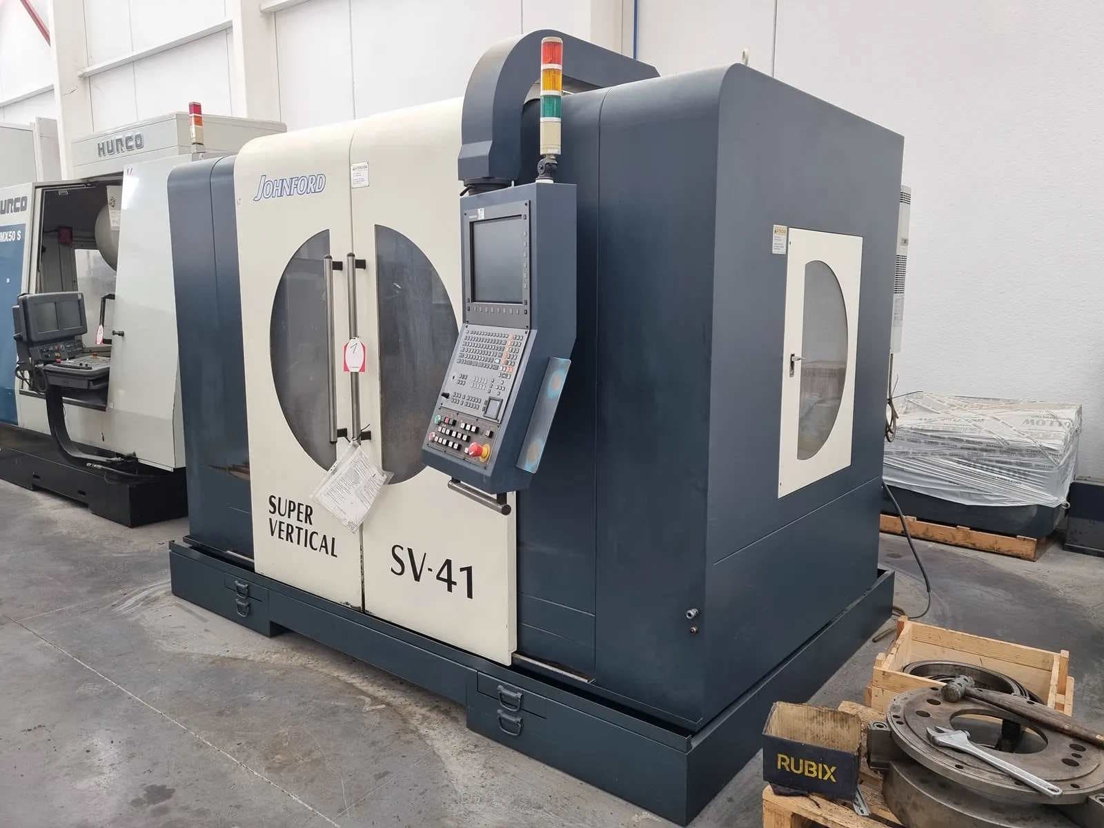 Вертикальный обрабатывающий центр с ЧПУ JOHNFORD SUPER VERTICAL SV 41 — 2007 г.-ID17320