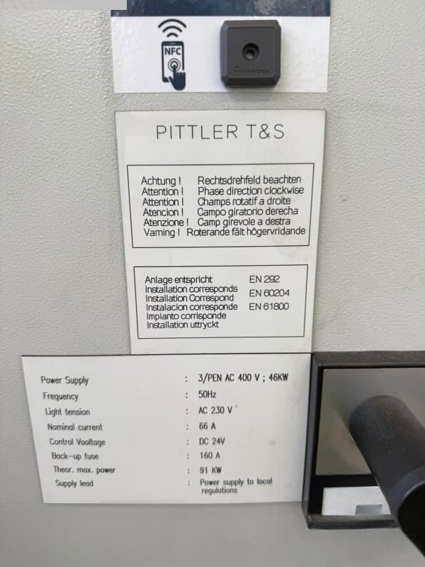 Вертикальный токарно-фрезерный обрабатывающий центр с ЧПУ PITTLER PV 315-ID18010