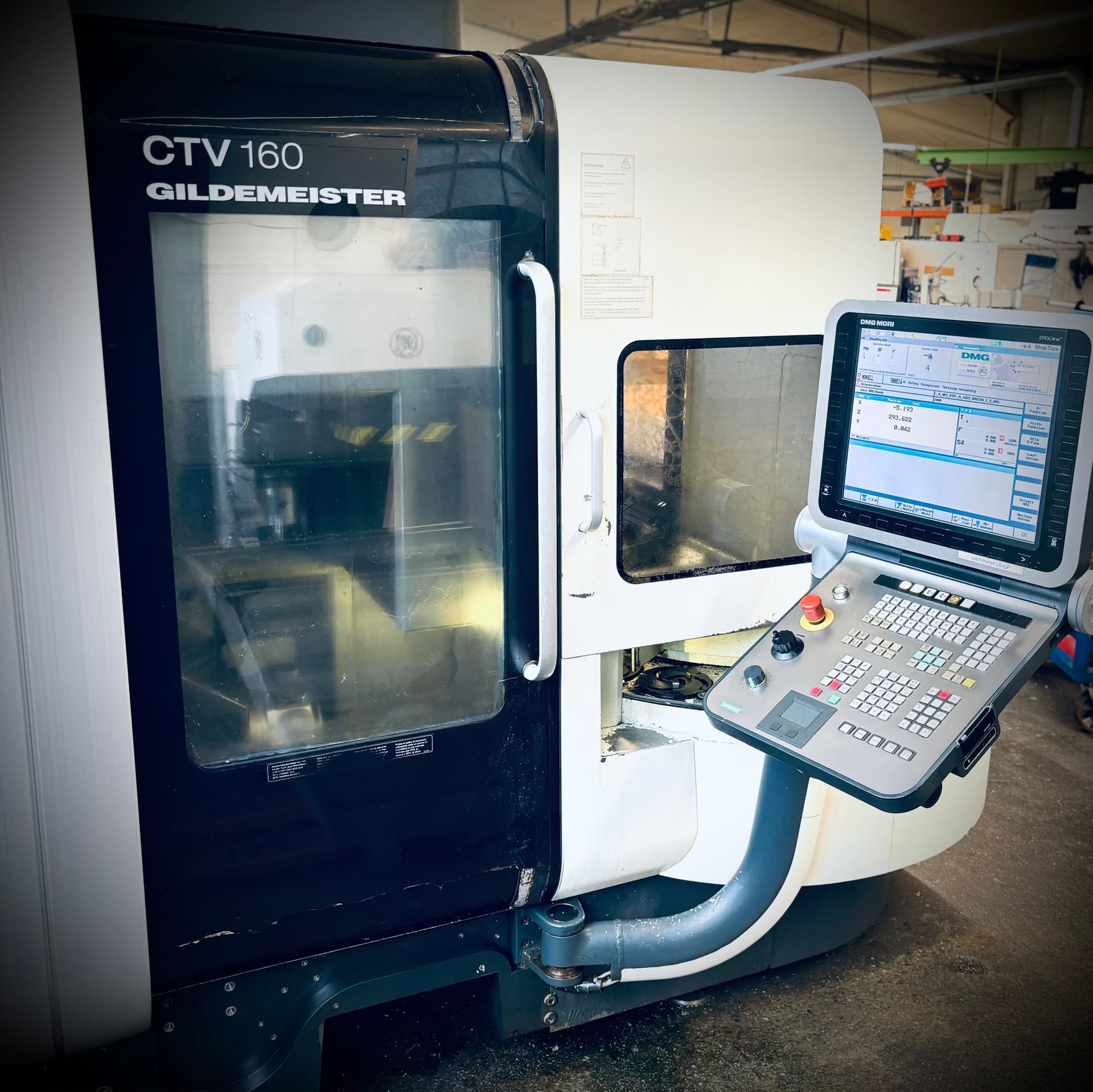 Вертикальный токарный центр с ЧПУ DMG MORI CTV 160-ID17036