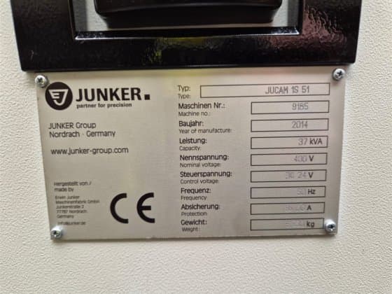 Высокоскоростной круглошлифовальный станок с ЧПУ JUNKER Jucam 1S 51 -ID17386