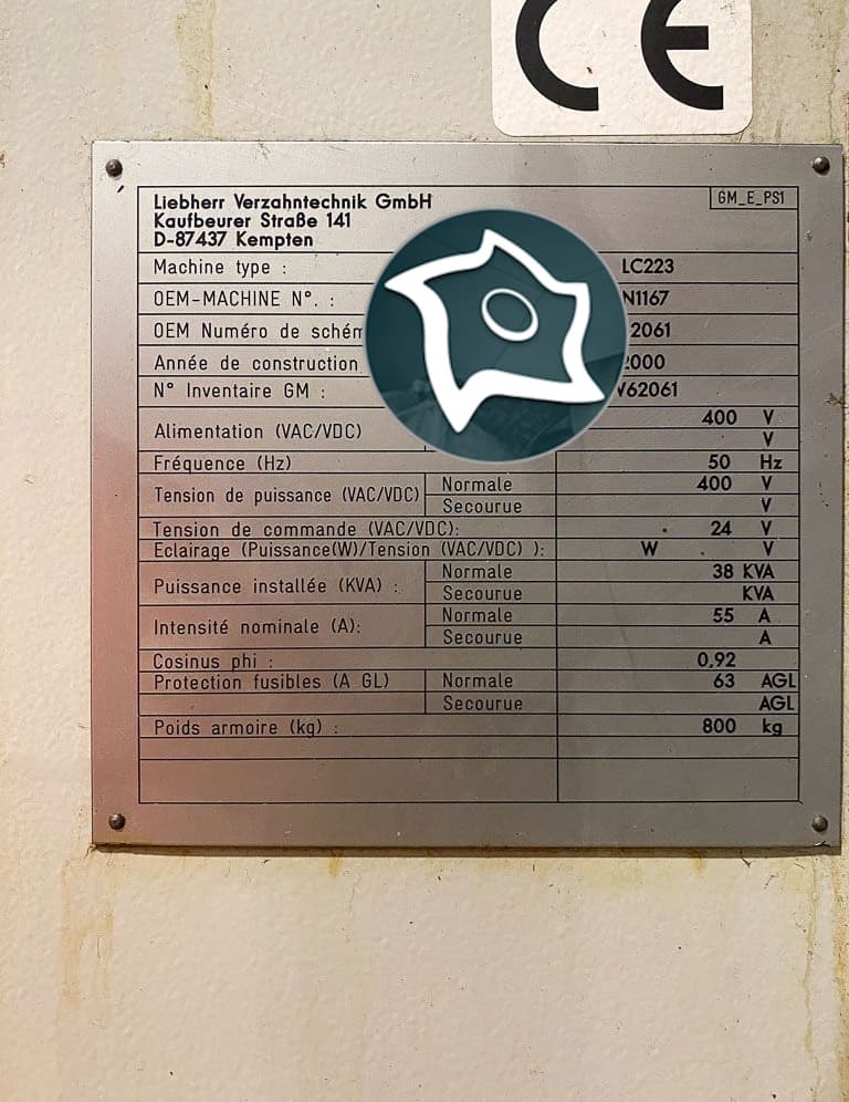 Зубофрезерный станок с ЧПУ Liebherr LC 223-ID16994