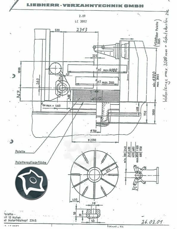 Зубофрезерный станок с ЧПУ Liebherr LC 3002-ID13817