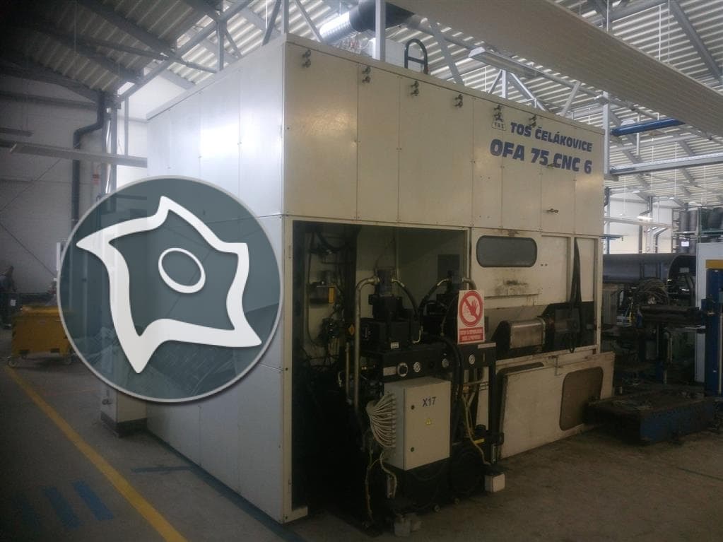 Зубофрезерный станок вертикальный с ЧПУ TOS CELAKOVICE OFA 75 CNC6-ID15569