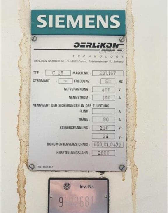 Зуборезный станок с ЧПУ OERLIKON C28-ID17622