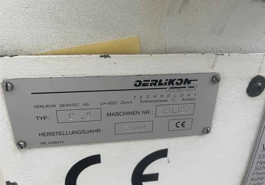 Зуборезный станок с ЧПУ OERLIKON C28-ID17622