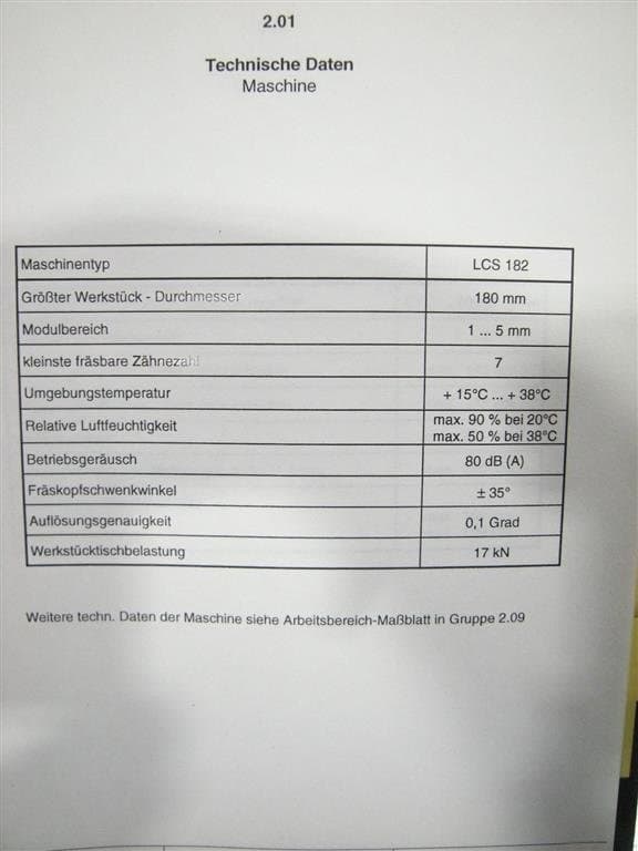 Зубошлифовальный станок LIEBHERR LCS 182-ID17272